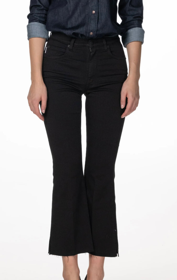 Jeans Ingrid nero spalmato