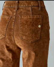 EANS BILLY BOOTCUT DENIM SUEDE shaft