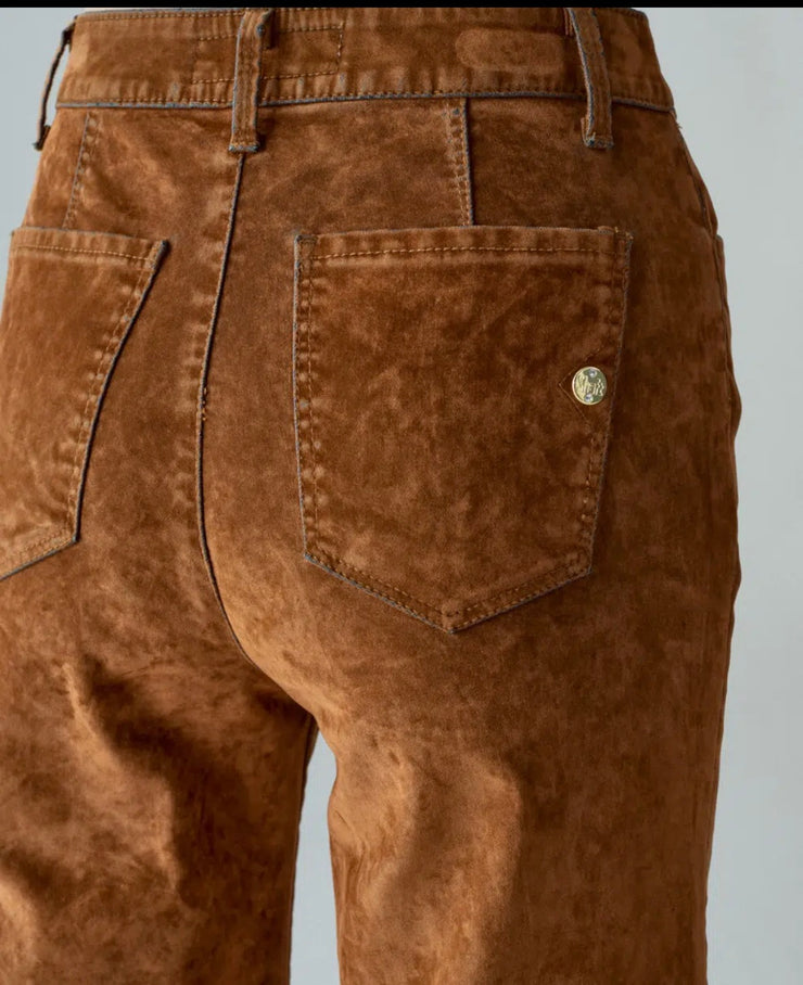 EANS BILLY BOOTCUT DENIM SUEDE shaft