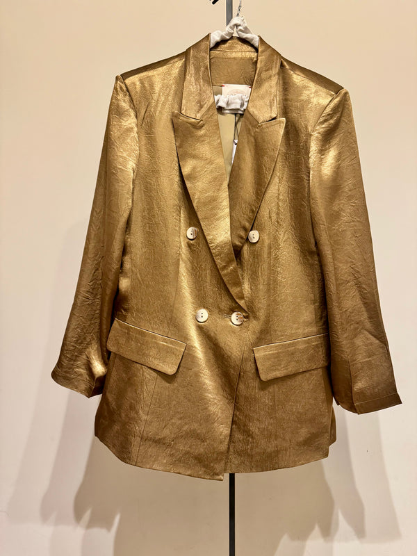 Blazer ocra doppiopetto tailleur