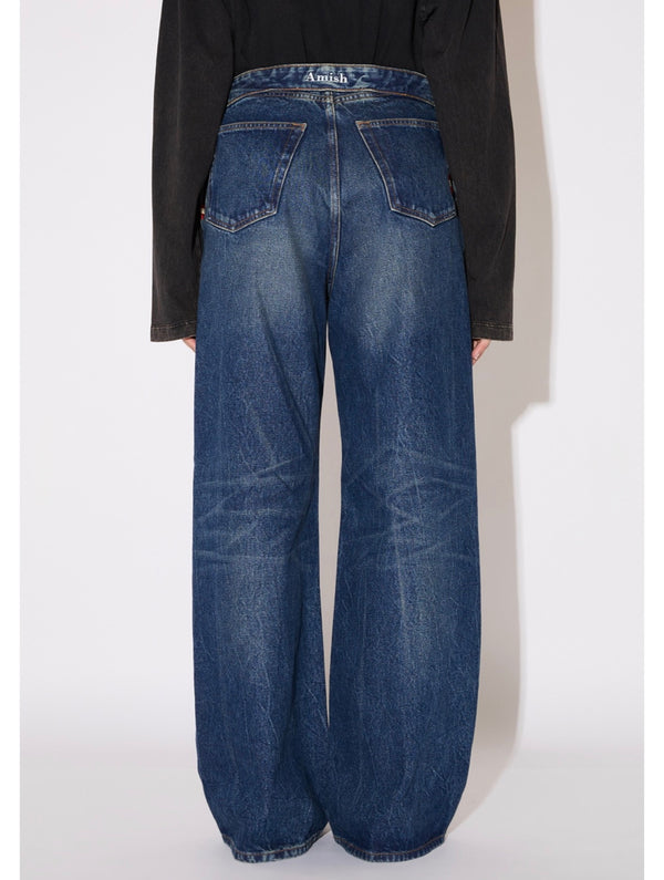 JEANS ROLL UP – AMISH medio scuro