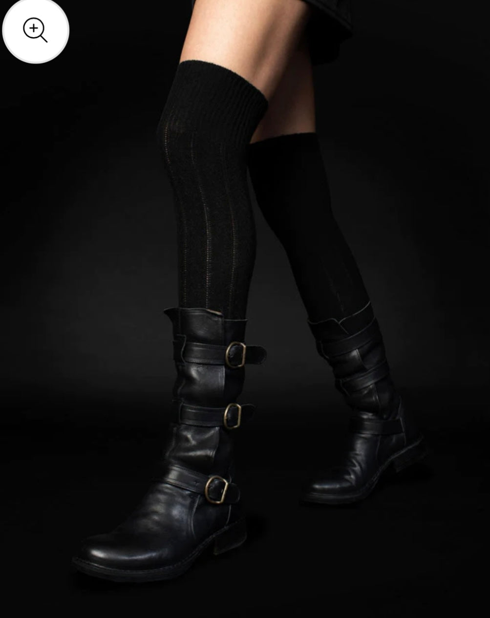 Stivale Fiorentini Baker 3 fibbie nero Kiconcept