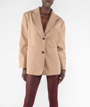 BLAZER IN TESSUTO ACCOPPIATO - CACHI