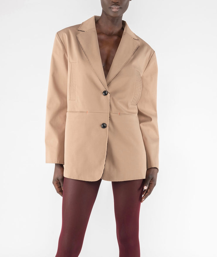 BLAZER IN TESSUTO ACCOPPIATO - CACHI