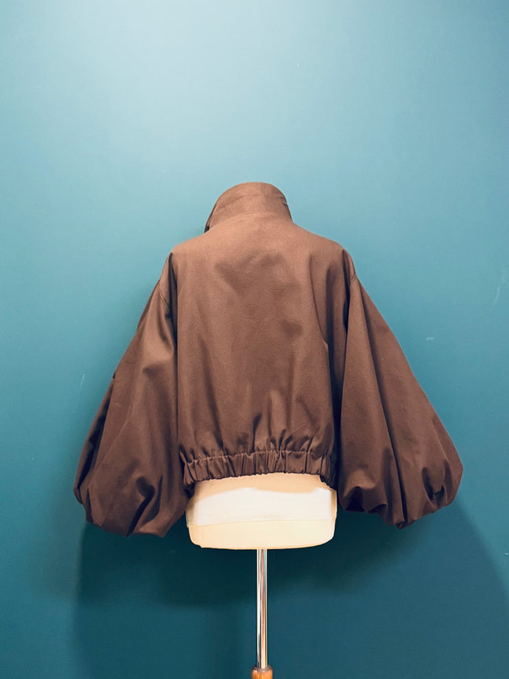 Bomber marrone palloncino