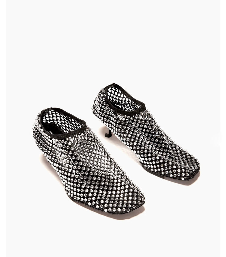 Jewels Scarpa Nera Cry All Over Strass