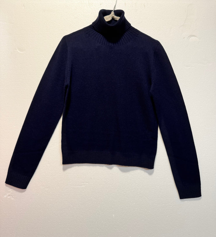 Dolcevita manica lunga blu