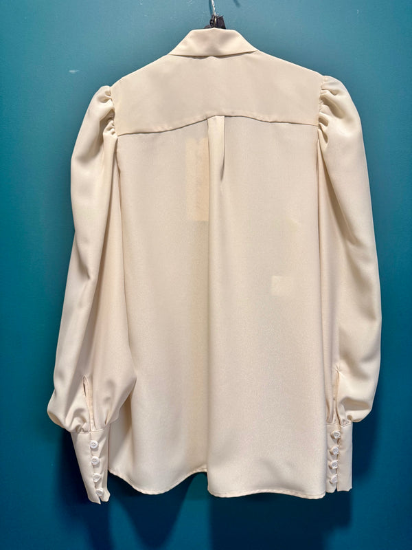 Camicia seta crema