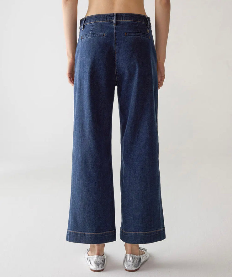 JEANS MARA CROPPED DENIM STRETCH