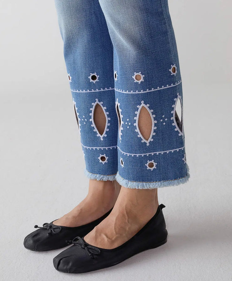 JEANS PINOCC SISSY CROPPED DENIM