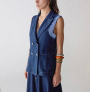 GILET BLAZER JAPAN DENIM