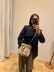 Borsa secchiello Ecopelliccia maculata