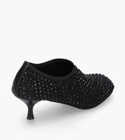 Scarpa strass nero su nero