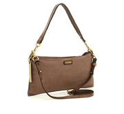 Pochette laserata taupe