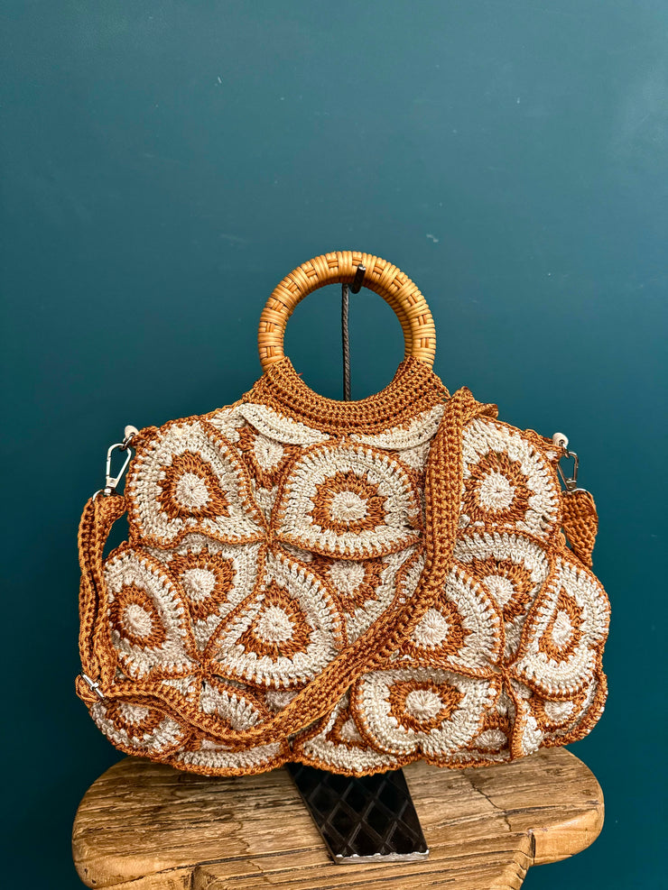 Borsa flower ruggine