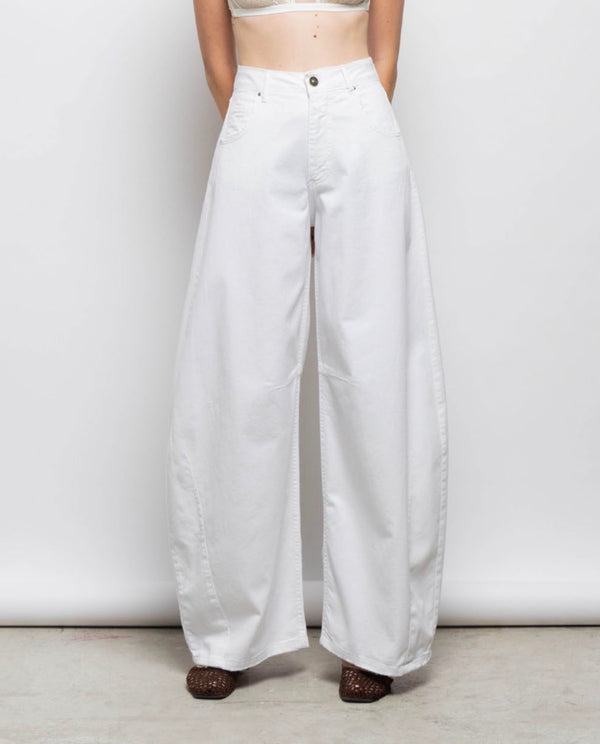 Jeans bianco ballons iride GOD SAVE DENIM