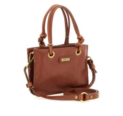 Borsa mini shopper marrone