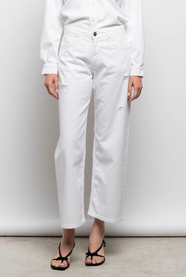 Jeans bianco Diana GOD SAVE DENIM