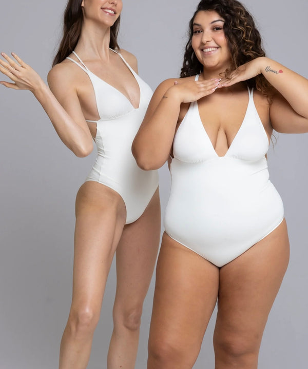 Costume intero bianco