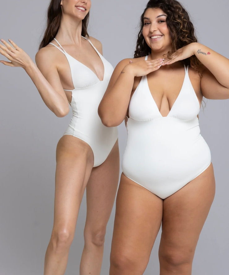 Costume intero bianco