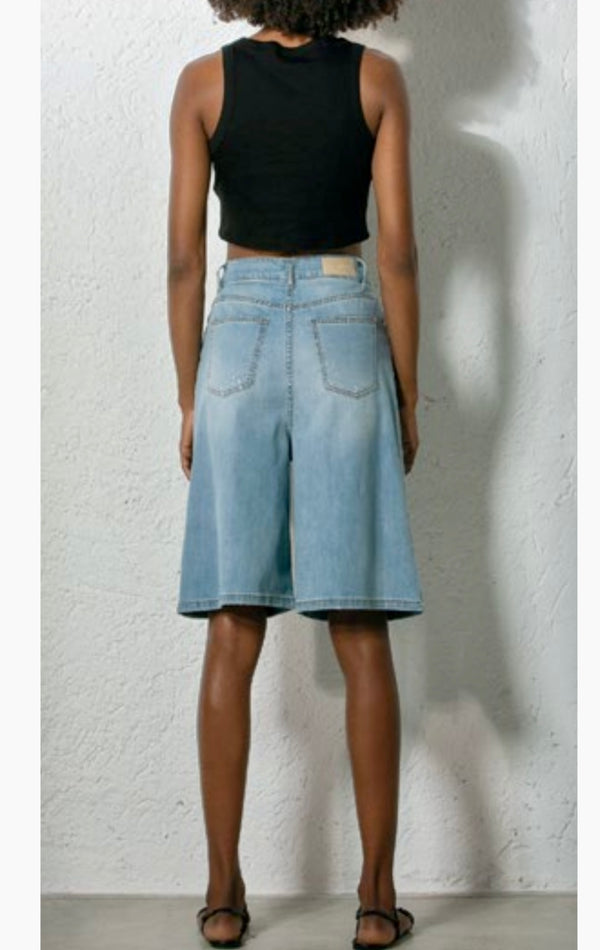 Short denim lungo