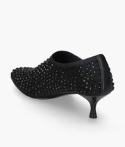 Scarpa strass nero su nero