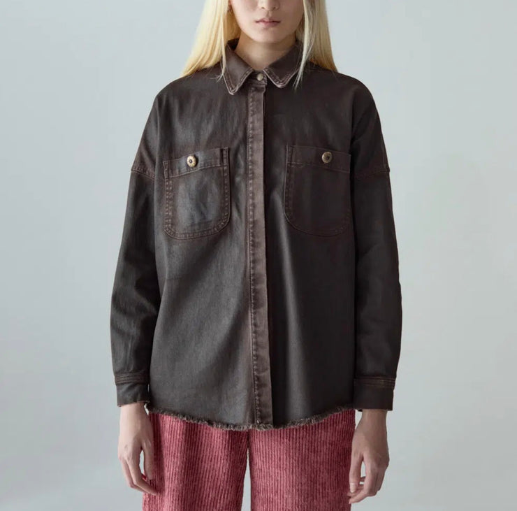 CAMICIA CHANDRA OVER DRILL STRETCH shaft