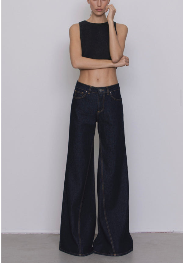 Jeans  EOS  in denim scuro GOD SAVE DENIM