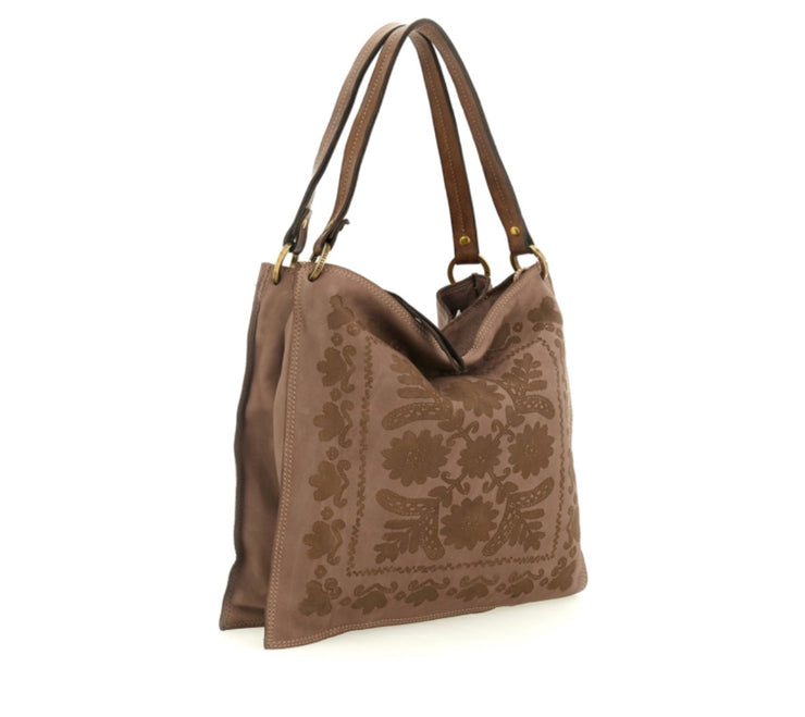 Borsa shopping piccola Clara taupe