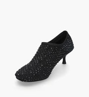 Scarpa strass nero su nero