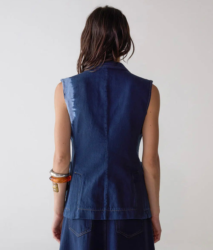 GILET BLAZER JAPAN DENIM