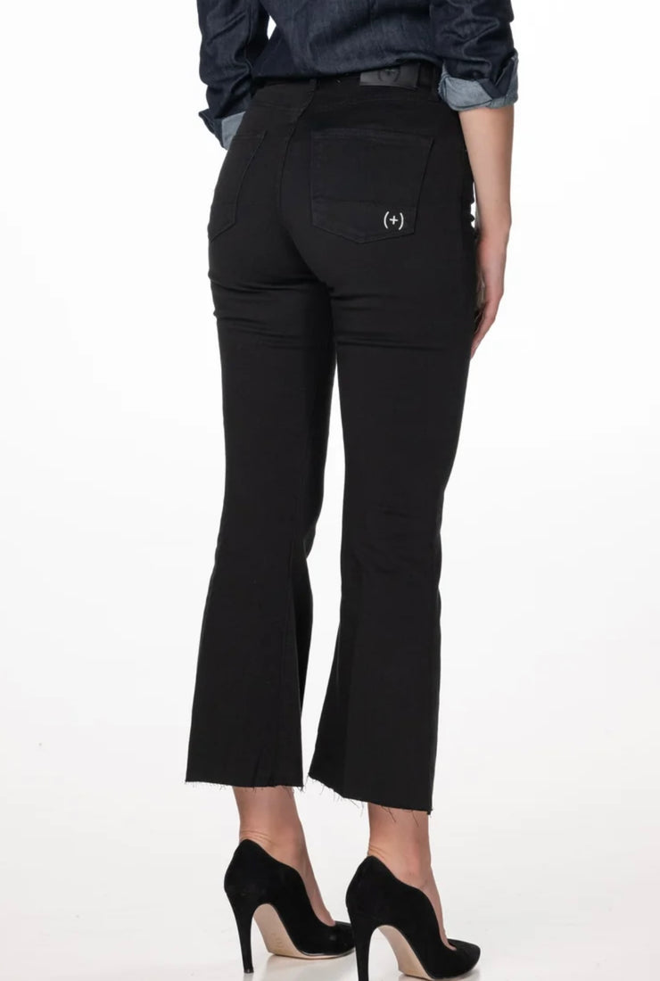 Jeans Ingrid nero spalmato
