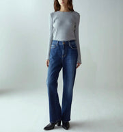 Jeans Sophie loose organic denim shaft chiaro