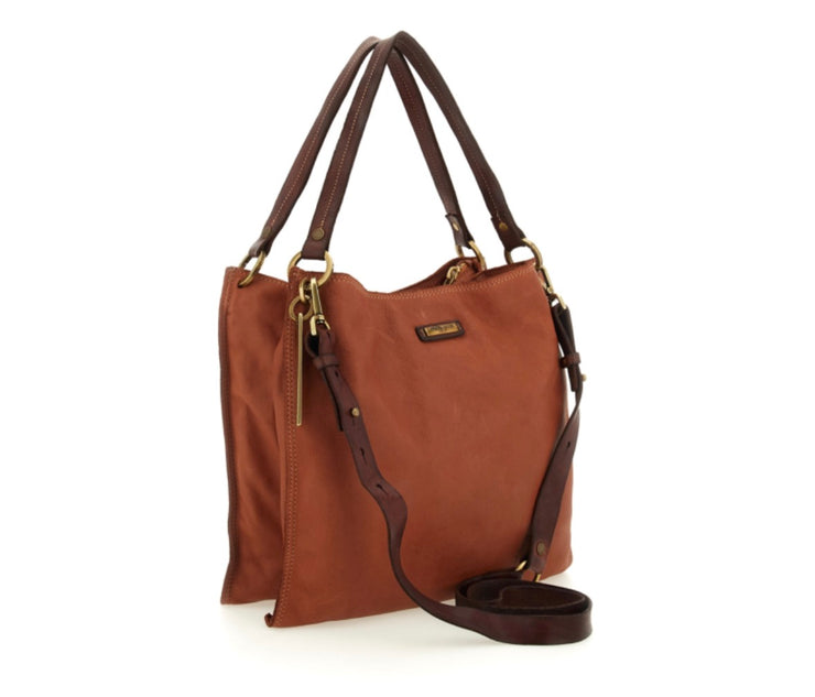 Borsa shopping Clara bruciato in pelle