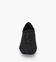 Scarpa strass nero su nero