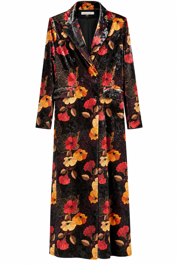 Abito trench fantasia