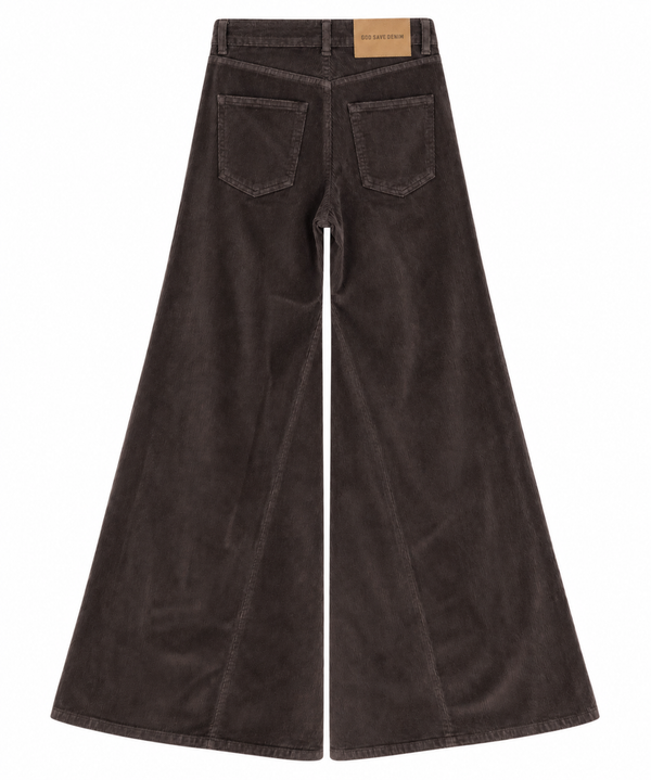 Pantalone EOS in velluto mille righe – Tortora GOD SAVE DENIM