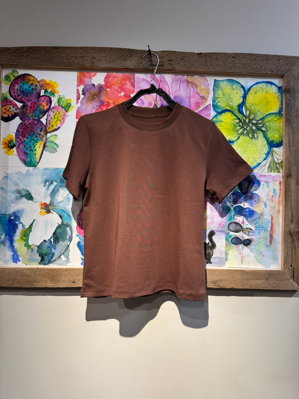 T-shirt super marrone