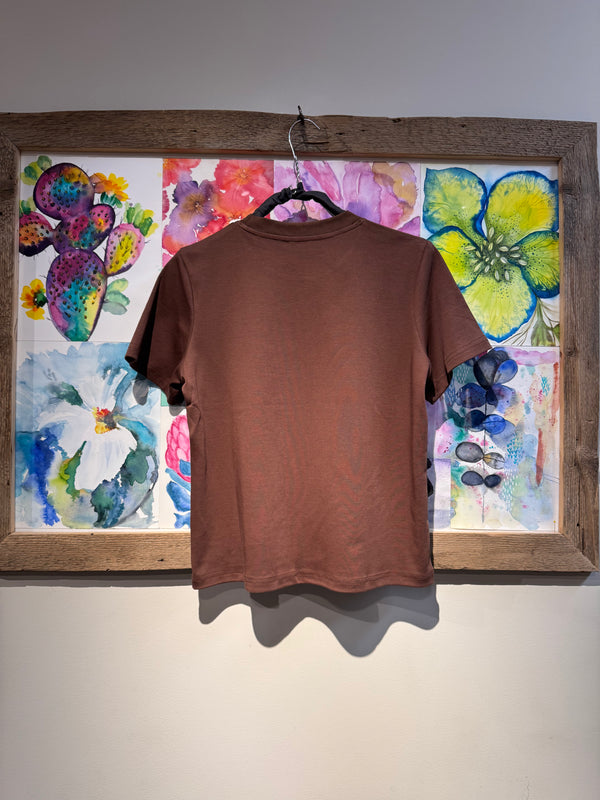 T-shirt super marrone