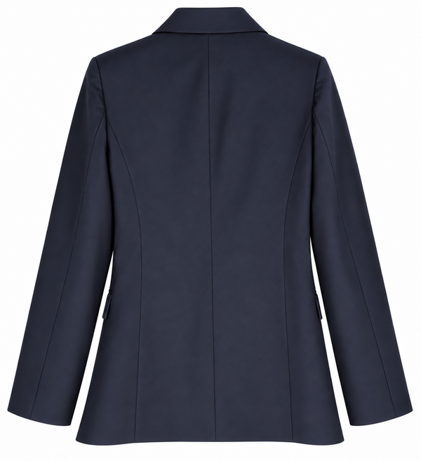Blazer sartoriale doppiopetto blu – Made in Italy
