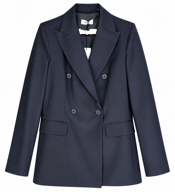 Blazer sartoriale doppiopetto blu – Made in Italy