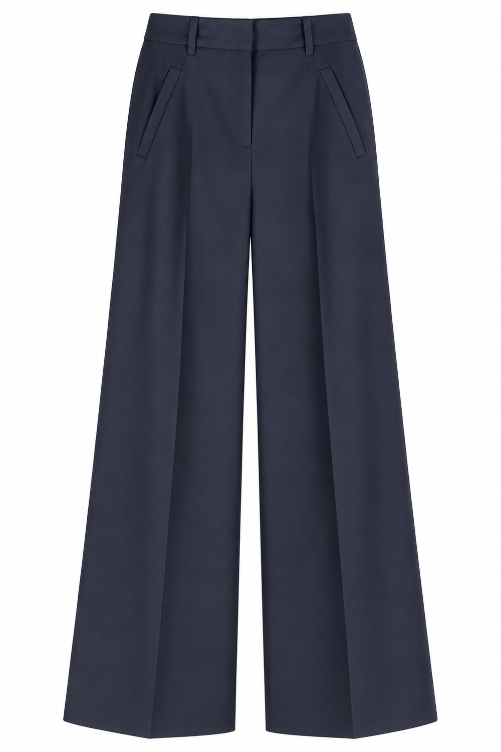 Pantalone palazzo sartoriale blu – Made in Italy