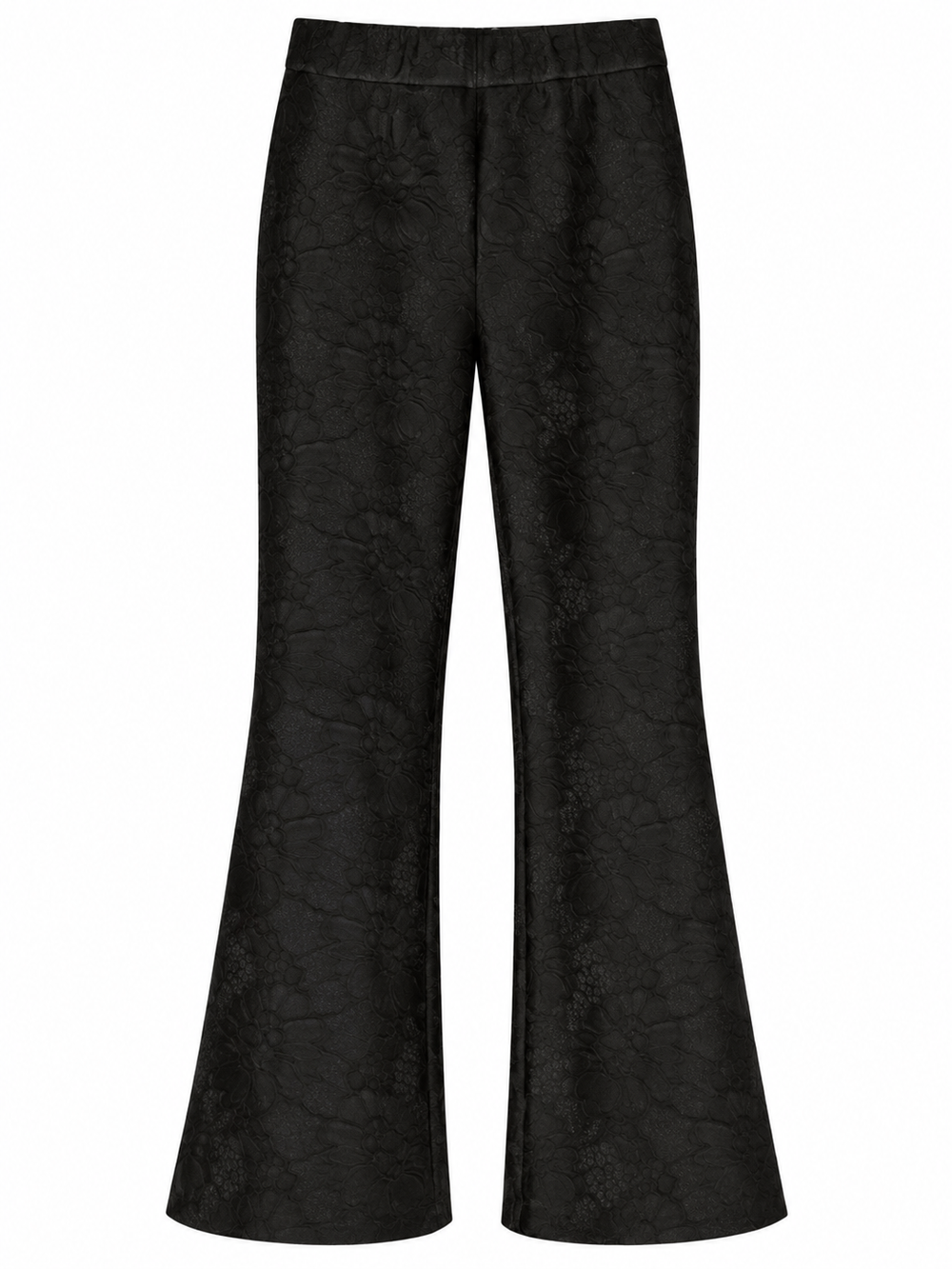 Pantalone sartoriale in pizzo nero