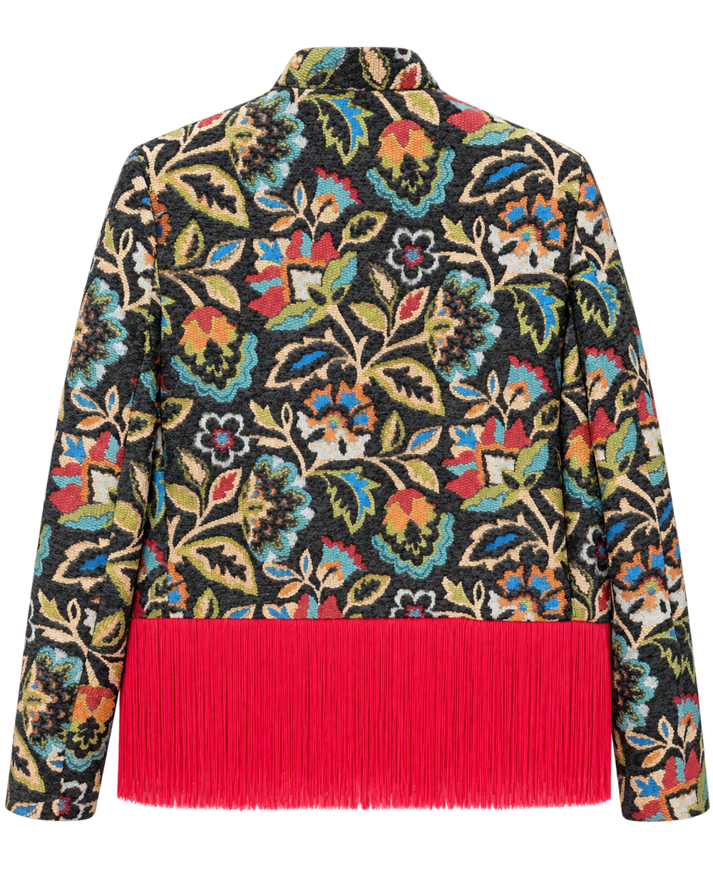 Giacca Chanel con frange rosse