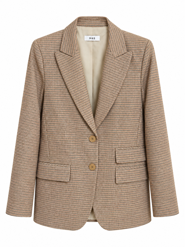 Giacca sartoriale check – M&S