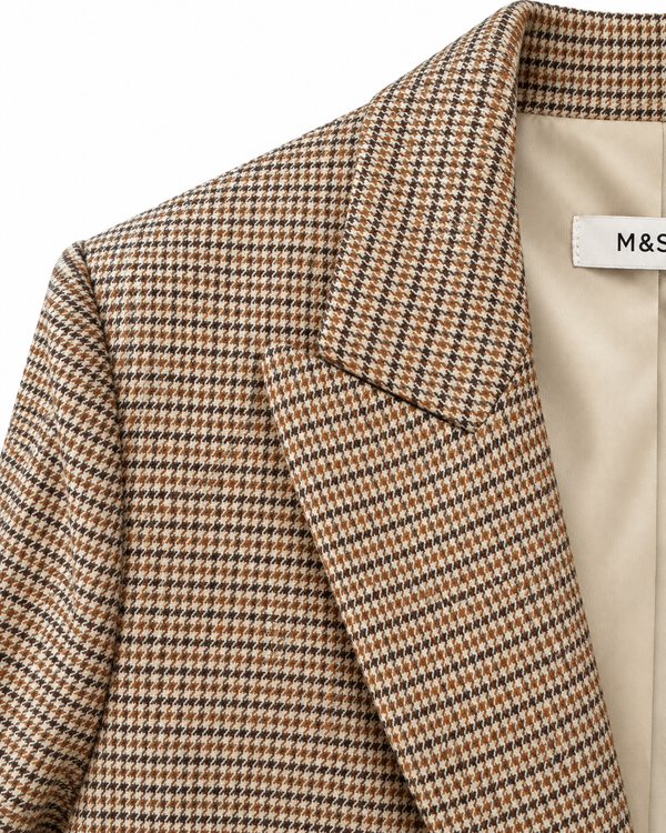 Giacca sartoriale check – M&S
