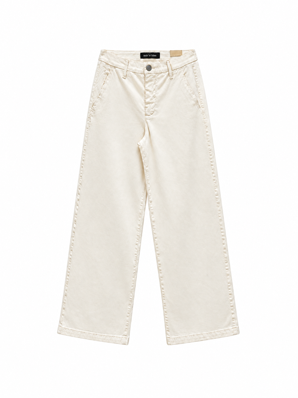Pantalone chino panna noir and bleu