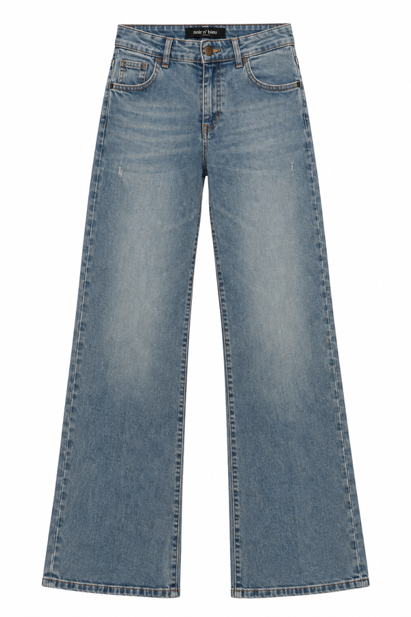 Jeans Ariane Palazzo – Noir and Bleu