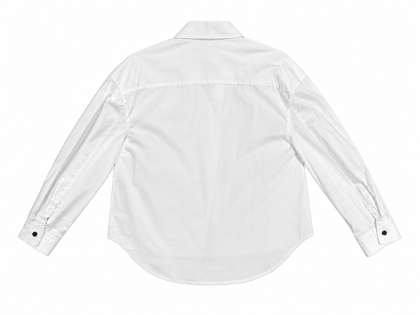 Camicia bianca in cotone – Lumina