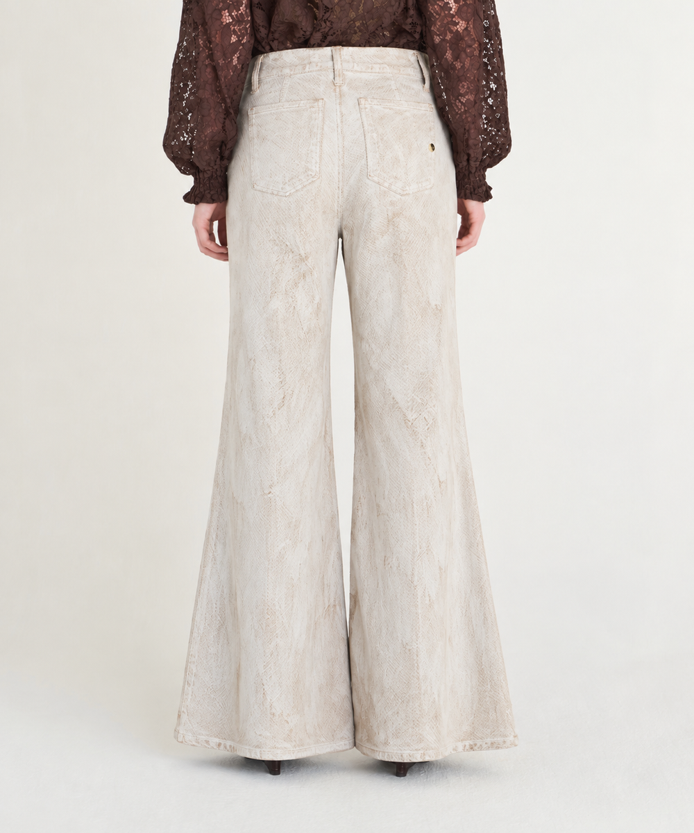 Pantalone Billy Power Stretch – Shaft crackle white